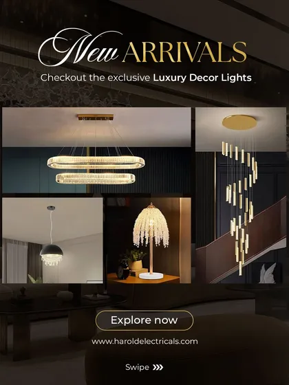 Explore my exclusive new arrivals of luxury decor lights. This collection features everything from modern crystal chandeliers to statement staircase fixtures.