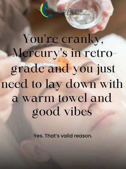 Sometimes, you just need to relax and let a professional take care of your skin. Feeling cranky or stressed is a valid reason to book a facial. It's an essential part of self-care.