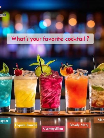 What's your favorite cocktail? This lineup of classics, from a Grasshopper to a Margarita, shows that we can master any drink request for your event.