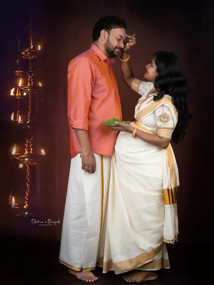A beautiful moment of ritual and blessing. This shot captures the cultural and spiritual significance of the pregnancy journey.