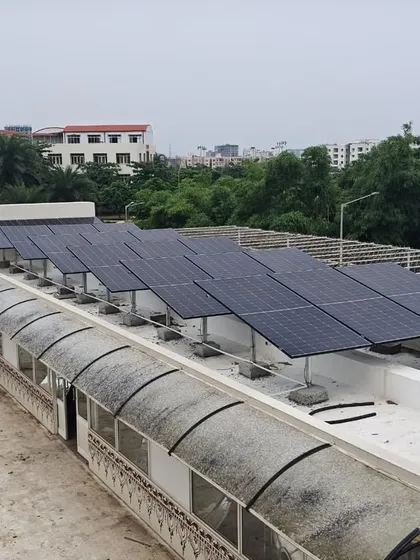 For educational institutions like CV Raman Global University in Odisha, we installed a 10 kW hybrid system to ensure 24/7 power for their campus. This installation provides uninterrupted electricity for labs and classrooms while significantly reducing their operational costs.