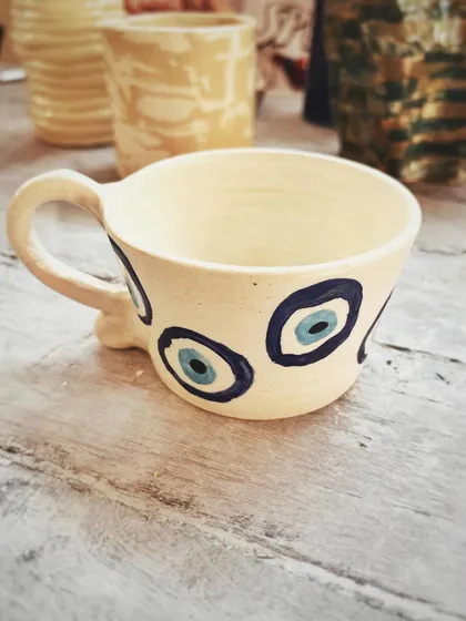 It was so lovely to have these two friends join the beginner's course together. They created such beautiful and distinct pieces, from a checkered Nerikomi plate to whimsical mugs and bowls. I can't wait to see what they create in the advanced course.
