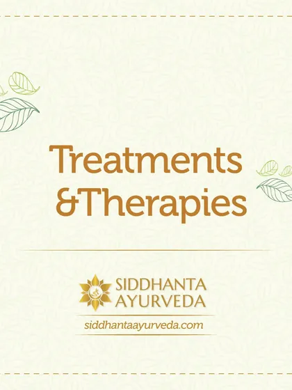 At my clinic, I offer a comprehensive range of Ayurvedic treatments and therapies. Each one is designed to promote holistic healing by addressing the root cause of health issues.