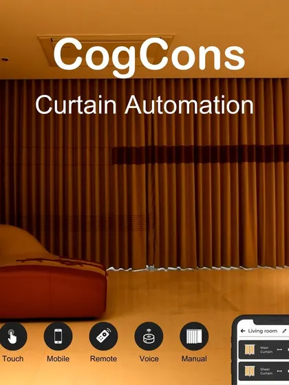 Effortlessly control natural light and privacy with our curtain automation. We offer multiple ways to operate your curtains, including touch panels, a mobile app, voice commands, or pre-programmed schedules that fit your daily routine.