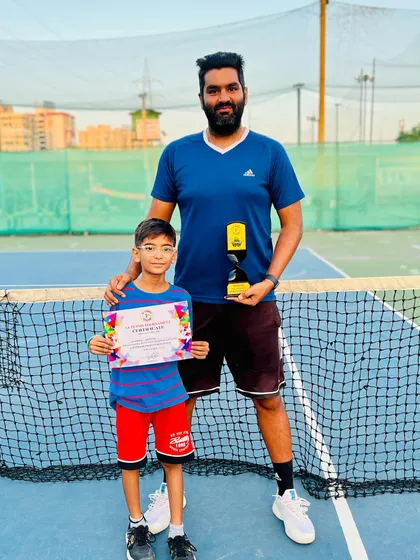 Nivaan Dhama also secured the runner-up position in the Under-8 rally category at the same SA Tennis Tournament. We are so proud of his achievements.