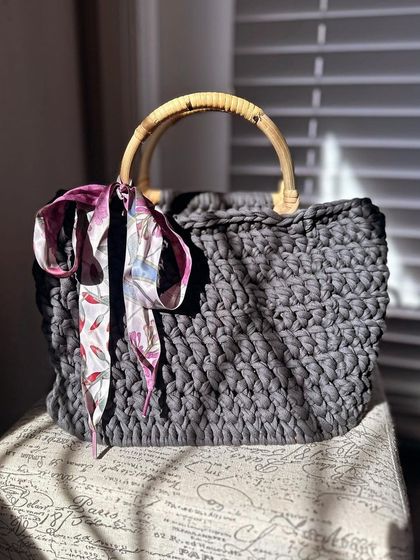 Busy Needles by Utpala Viswanath - Custom Crochet Fashion & Accessories Handmade Handbags & Totes photo 31