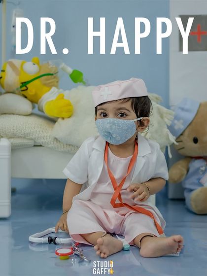 Meet Dr. Happy! This adorable doctor-themed shoot is a fun and creative way to capture a child's personality and imagination.