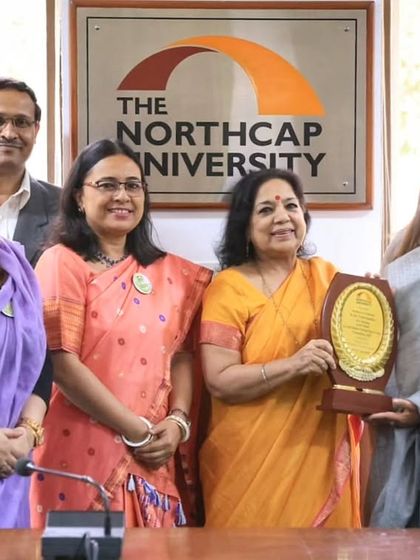 Honored to receive a memento for serving as a judge at the 10th National Moot Court Competition at The NorthCap University. It is a privilege to contribute to the development of future legal minds.