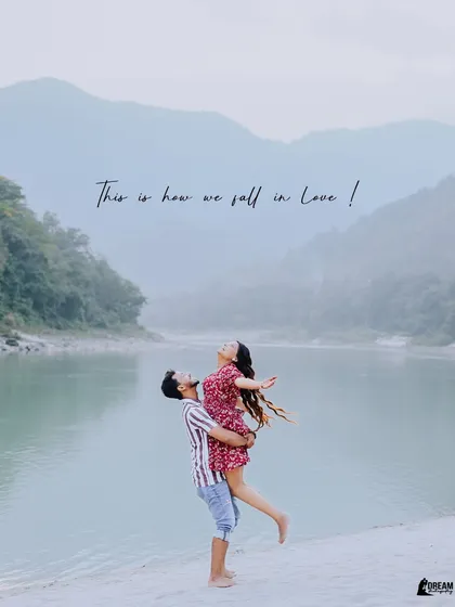 Pure, uninhibited joy against the stunning backdrop of Mussoorie. I focus on capturing these candid, lighthearted moments that truly reflect a couple's personality.