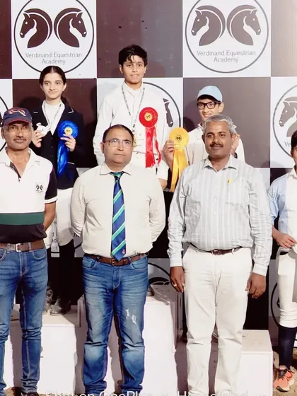 The next generation of champions. Our riders celebrating their success at the Regional Equestrian League.