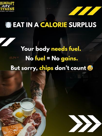 To build muscle, your body needs to be in a calorie surplus. This means consuming more calories than you burn, but it's crucial to get those calories from quality fuel, not junk food.