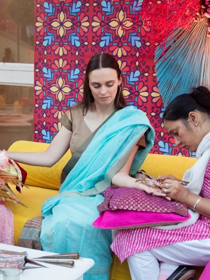 Vibrant Haldi & Mehendi Celebrations photo 18