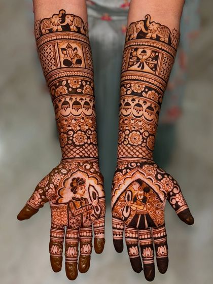 Mitali - Bridal Mehendi Custom Story & Portrait Mehendi photo 22