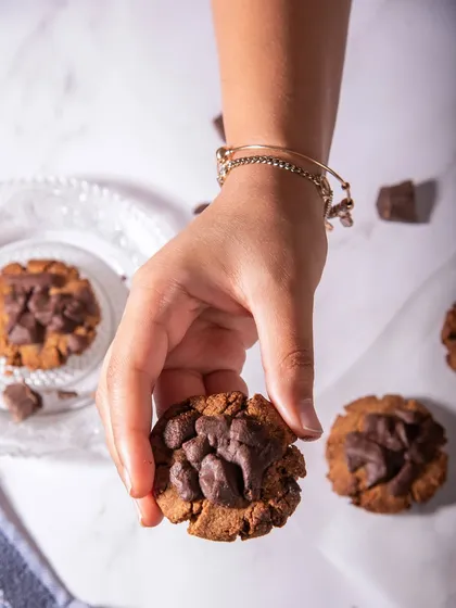 Indulge guilt-free with my Almond Cookies that are vegan, sugar-free, and gluten-free. They are also PCOS friendly, making them a treat everyone can enjoy.