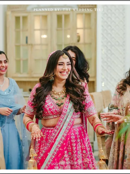 The bride's infectious laughter during her wedding celebration. My ultimate goal is to see my clients this happy and carefree on their big day.