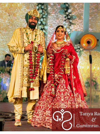 A stunning Sikh couple on their wedding day. I specialize in matchmaking within diverse communities, including Punjabi and Sikh families, ensuring cultural values and traditions are perfectly aligned.