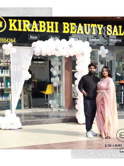 My partner and I at the opening of our new salon. We are so proud of this new venture and can't wait for you to experience it.