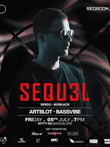 A duplicate of the flyer for the Sequ3l event at Kitty Ko.