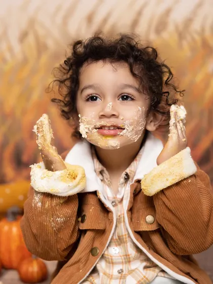 Nothing says pure, uninhibited joy like a first birthday cake smash. We love capturing these wonderfully messy moments where your child can have fun while we create memories that will make you smile for years to come.