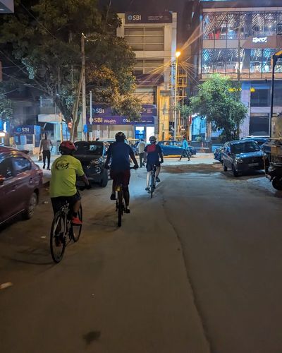 Community Night Cycling