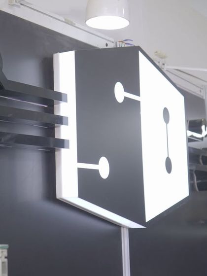 Our SmarDen logo, proudly displayed at our expo booth. It represents our commitment to innovation and quality.