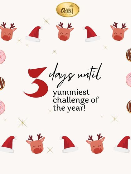 A countdown post for the yummiest challenge of the year, my Christmas donut making competition. I love bringing fun events like this to my customers during the festive season.