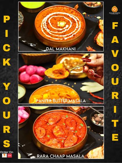 Pick your favourite. The creamy Dal Makhani, the rich Paneer Butter Masala, or the spicy Rara Chaap Masala? It's a tough choice.