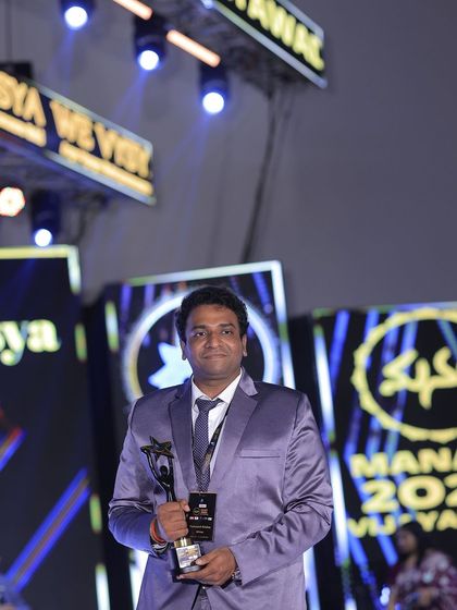 Posing with the award for the Most Enthusiastic Team. Our energy and dedication are what drive us to deliver exceptional projects for our clients.