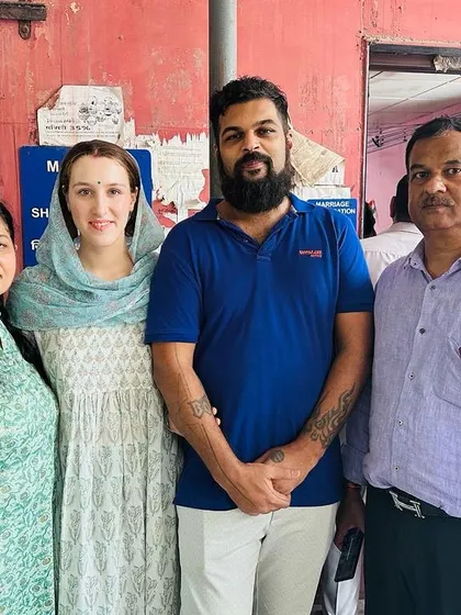 I have extensive experience handling the specific legal requirements for international marriages. Here, I assisted a happy couple from India and Germany with their foreign marriage registration in Delhi.