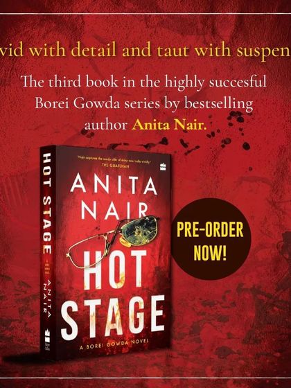 The pre-order announcement for 'Hot Stage', the third book in my successful Borei Gowda series. Writing a series requires a deep commitment to character and world-building, a topic we explore in the Attic.
