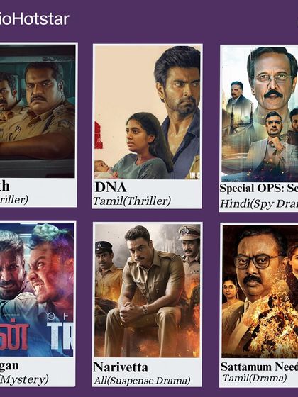 Thrillers and suspense dramas are best enjoyed on a big screen with the sound turned up. Check out these intense new releases from JioHotstar.