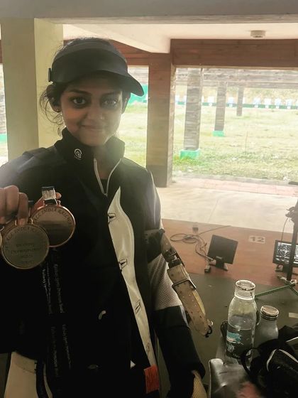 Congratulations to our academy athlete Meghana Sajjanar on winning the Gold medal for the railways in the team event. Her consistent performance is an inspiration.