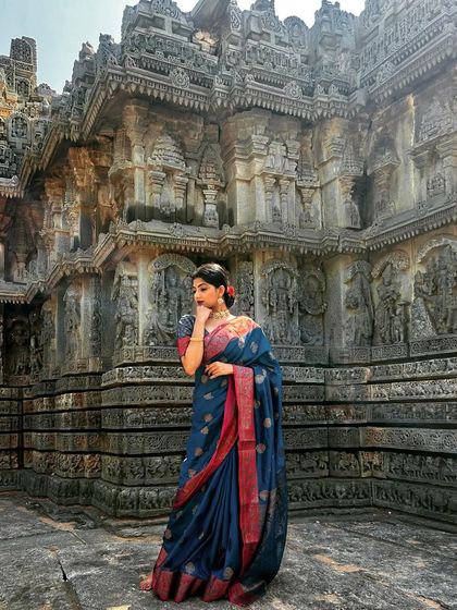 Shreya Balaji - Ethnic Fashion Modeling Temple Chronicles photo 4