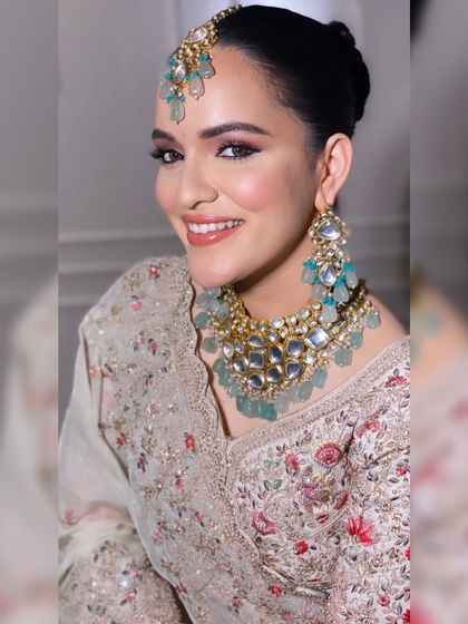 A mesmerizing bridal look for hooded eyes. I used techniques to lift and open up the eyes, creating a look that is both beautiful and flattering, perfect for a modern bride.