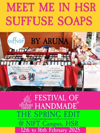 Meet me in HSR! I'll be at the Festival of Handmade, The Spring Edit, at the NIFT Campus. We're here for a few more hours, so do drop by.