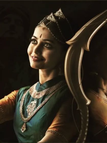 A poster for 'Cittapaharanam', warning audiences of the side effects: uncontrollable foot-tapping and grinning! This event combines my Harikatha with the dance performance 'Apaharana' for a uniquely artistic adventure.