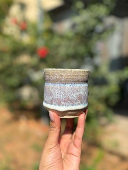 A still shot of our experimental Yumomi cup. We're excited to perfect this form and make it available soon.