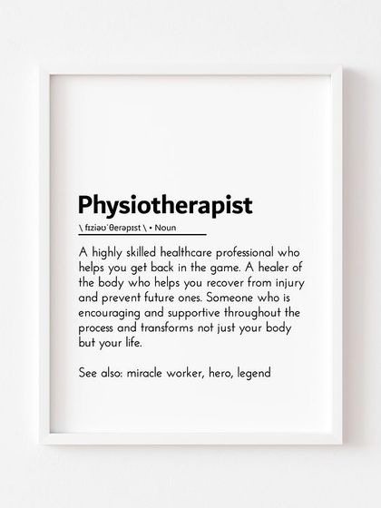 This definition truly captures the spirit of my profession. I see myself as a partner in your recovery, providing encouragement and support to help transform not just your body, but your life.