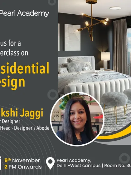We are excited to give back to the design community. It was an honor to conduct a masterclass on Residential Interiors for the students at Pearl Academy, helping to guide aspiring interior designers.