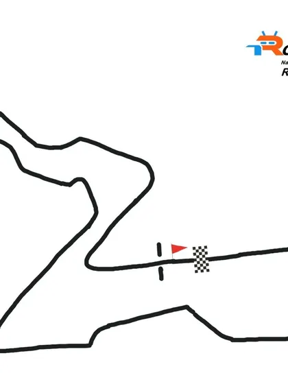 A sample racing circuit for our Line Follower Robot challenge. The design mimics a real-world racetrack, testing the robot's speed, agility, and ability to stay on course through sharp turns and long straights.