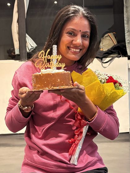 A birthday surprise from my wonderful students. Moments like these mean the world to me and show that we are truly a family. I am so grateful for their love and support.