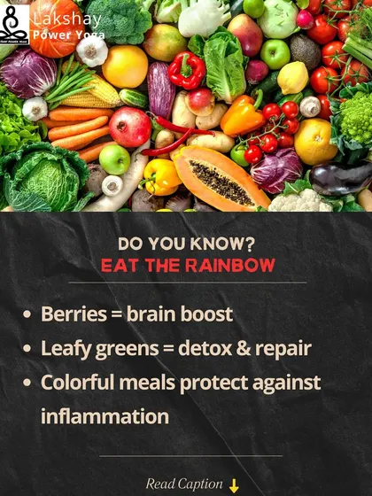 Eat the Rainbow: How colorful meals with berries and leafy greens protect against inflammation.