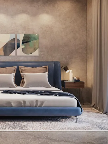 Additional views showcasing the diverse styles and details of our bedroom designs, from material palettes and lighting to furniture selection and layout.