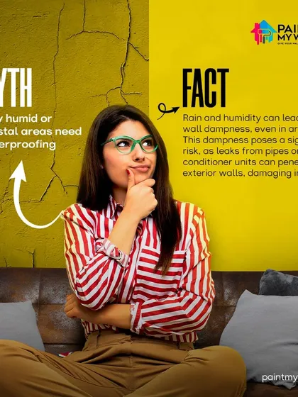 It's a common myth that only homes in humid or coastal areas need waterproofing. The fact is, dampness from rain, humidity, or even AC units can affect any home. I provide expert waterproofing solutions to protect your interiors, no matter your location.