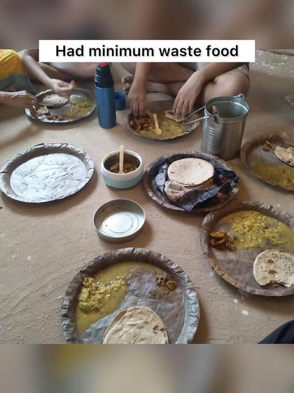 We practice what we preach. Our community meals are served on natural pattals (leaf plates) with everyone bringing their own dabbas and cutlery to ensure a minimum-waste event.