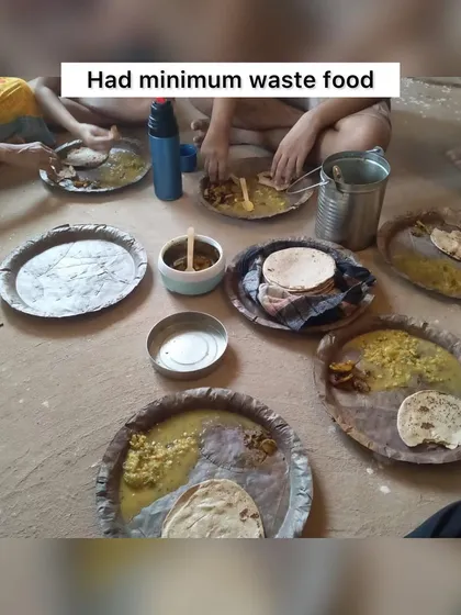 We practice what we preach. Our community meals are served on natural pattals (leaf plates) with everyone bringing their own dabbas and cutlery to ensure a minimum-waste event.