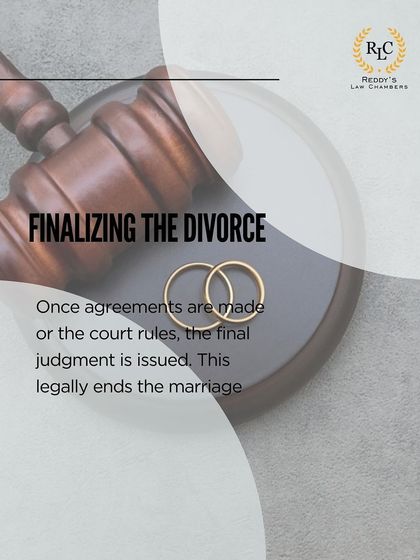 The final judgment legally ends the marriage. This occurs once all agreements on issues like alimony, child custody, and property division are finalized or ruled upon by the court.