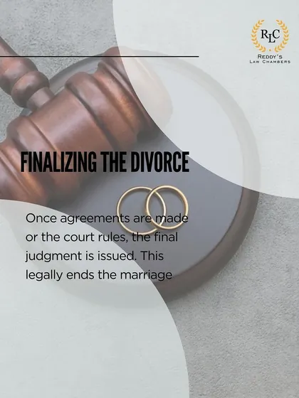 The final judgment legally ends the marriage. This occurs once all agreements on issues like alimony, child custody, and property division are finalized or ruled upon by the court.
