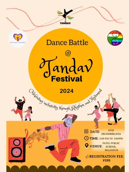 We even host a Dance Battle at Tandav. It's a chance for performers of all backgrounds and abilities to showcase their skills and celebrate inclusivity through rhythm and movement.