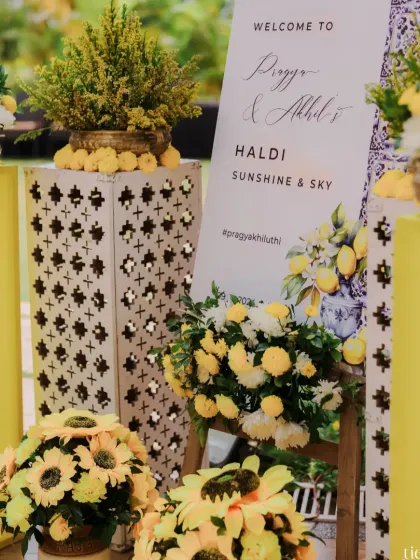 Flinters Management - Custom Wedding Design & Decor Vibrant Haldi Carnivals photo 55